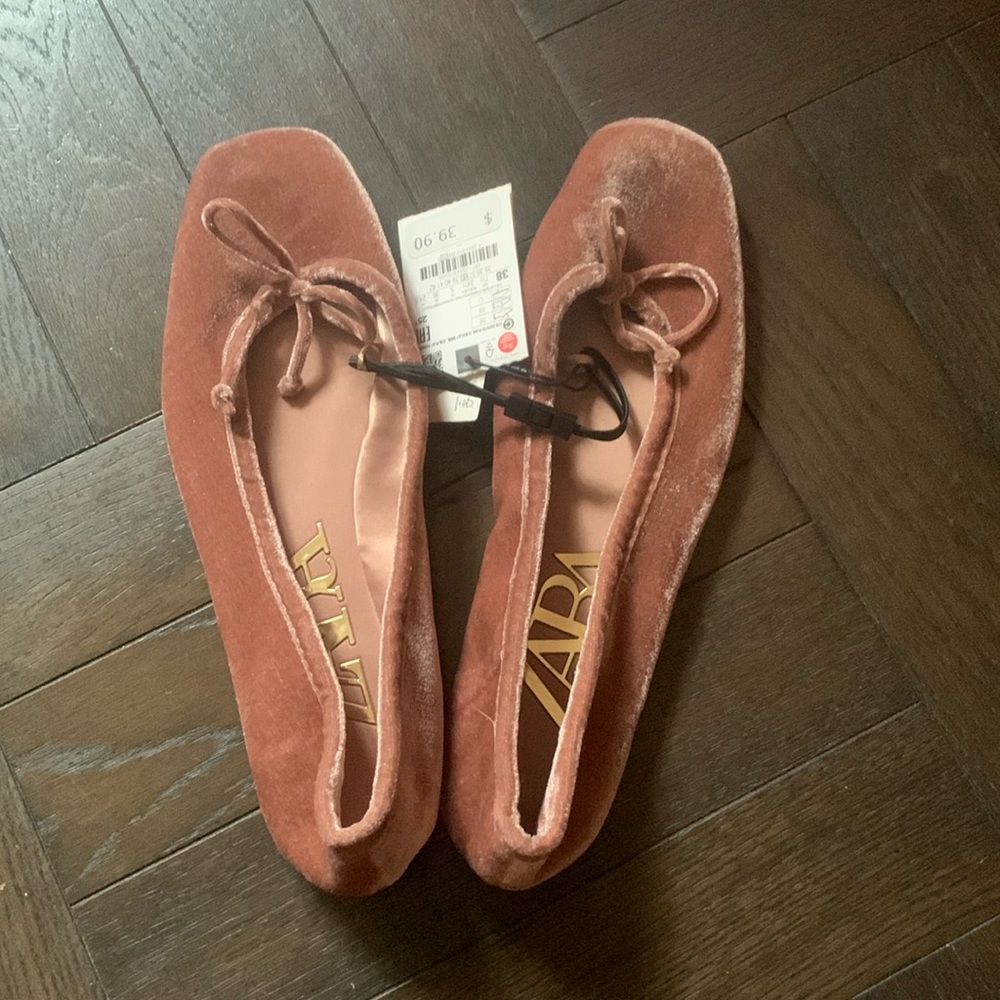 Zara 7.5 Pink Ballet Shoes